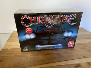 AMT Plastic Model Kit CHRISTINE 1958 Plymouth Fury Molded In RED 1/25 Scale NIB - Picture 1 of 10