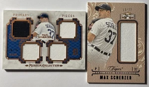 2014 Topps Museum Max Scherzer Quad Relics 28/75 + 2014 Topps Triple Threads /27 - Bild 1 von 5