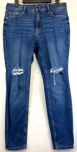Old Navy Jeans - Donna Taglia 12P - Blu - Rock Star Super Skinny (4442) - Foto 1 di 19