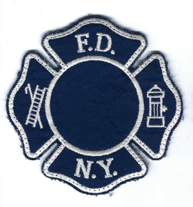 New York City NY Feuerwehr FDNY *BLACK MALTESE* Duty-worn Patch - Bild 1 von 1