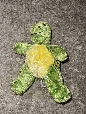 Rare Vintage 2001 - The Bear Factory Turtle Plush Soft Toy 9.5” - Funny Face - Image 1 of 4