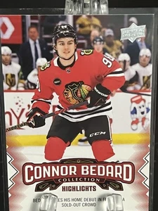 CONNOR BEDARD---2023-24 UPPER DECK CONNOR BEDARD COLLECTION--14--KOSTENLOSER VERSAND - Bild 1 von 2