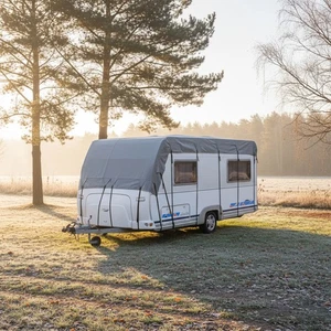 Telone Protezione Tetto 7, 5x3m 160g/M² – Traspirante Roulotte & Ruolotte Telone - Foto 1 di 6