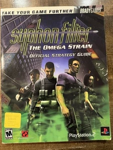 Syphon Filter Omega Strain Strategy Guide PRISTINE Brady PS2 ORIGINAL OWNER - Picture 1 of 6