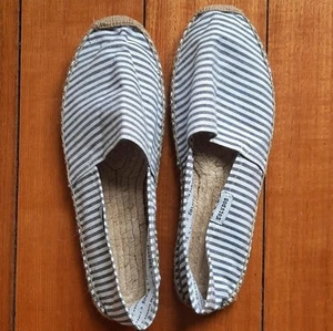 Soludos Espadrilles Striped Size 39 Jute - Picture 1 of 3