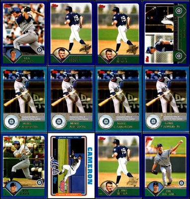Lote de tarjetas Topps Seattle Mariners (27) 2003 - última oportunidad - ¡no te lo pierdas! Foto 1 de 4