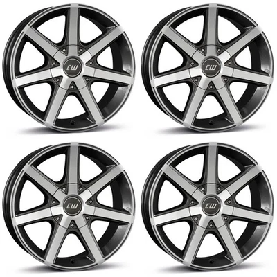 4 Jantes Borbet CWE 7.0x16 ET40 5x130 ANTP pour Ssangyong Actyon Kyron Rexton Ro - Photo 1/4