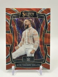 2024 Panini Select WWE #14 Seth Rollins Phenomenon Red Wave Prizms #/149 - Picture 1 of 2