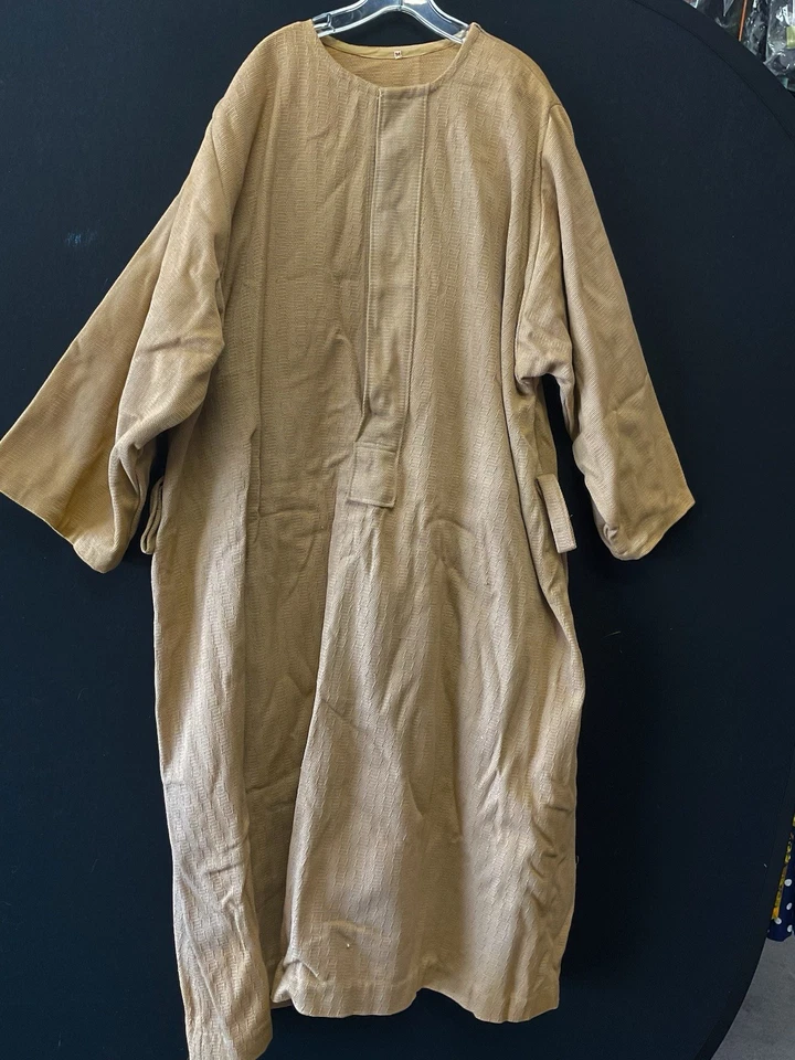 Antique Early 1900s Tan Masonic Robe Medieval Viking Tunic Medium - Image 1 of 4