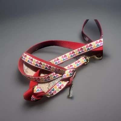 Correa para perro Upcountry corazones grandes rosa rojo  Foto 1 de 3