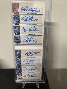 2024 Panini National Treasures Texas Rangers 8 Auto Booklet /10 Canseco AROD - Picture 1 of 6