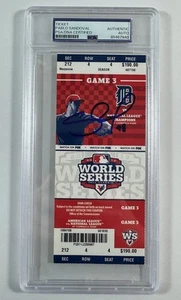 PABLO SANDOVAL SIGNED AUTOGRAPHED 2012 WORLD SERIES GAME 3 TICKET GIANTS PSA/DNA - Picture 1 of 2