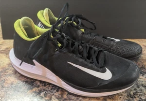 Zapatos para hombre NikeCourt Air Zoom Zero negro/blanco/verde talla 11 cojín de aire - Imagen 1 de 9