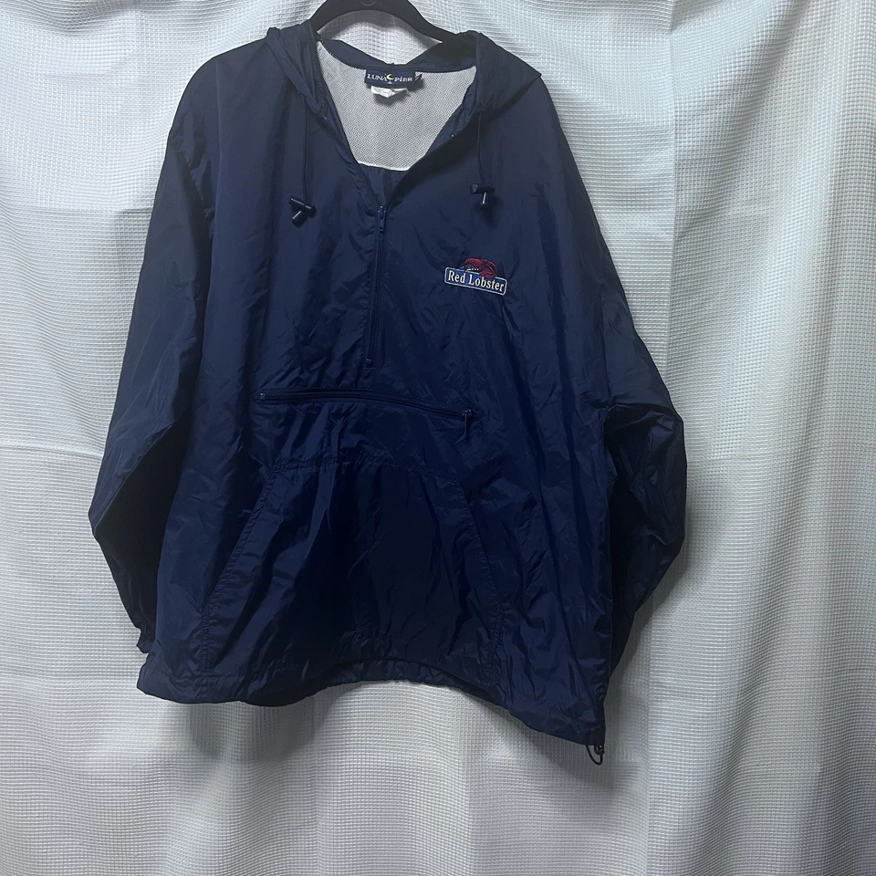 Red Lobster Windbreaker Jacket Size 2xl - Image 1 of 4
