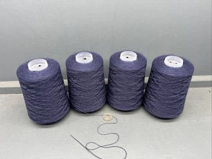1KG (4 X 250G) RAF GREYIE BLUE COLOUR 2/24NM FINE WORSTED SPUN WOOL YARN RAF - Picture 1 of 10