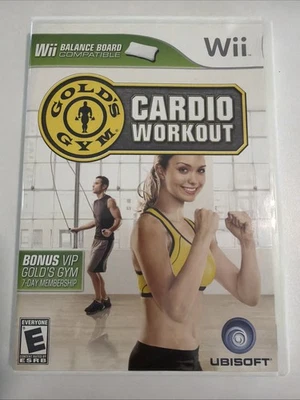 Gold's Gym Cardio Fitness Workout DVD - Nintendo Wii For balance board - Image 1 of 4