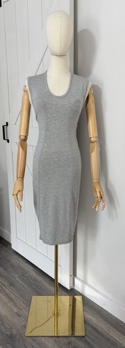 Abito midi bodycon grigio erica donna Alexander Wang taglia S nuovo senza etichette