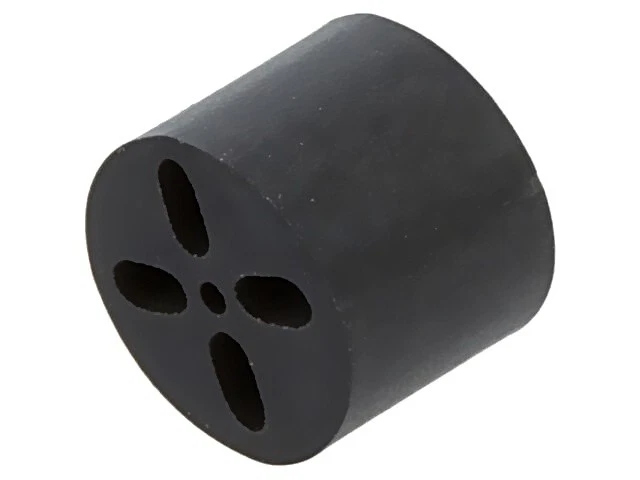 10X ELM 3-200 Distanzmuffe LED ØAußen: 6,5mm ØLED: 5mm L: 5,08mm schwarz PVC BIV - Bild 1 von 1