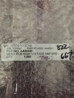 Vutek Part # AA90680. PCB High Voltage Amp Board - Image 1 of 2