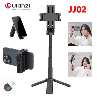 Ulanzi JJ02 Extendable Handgrip Tripod Selfie Stick Wireless Control for Phone - Image 1 of 4