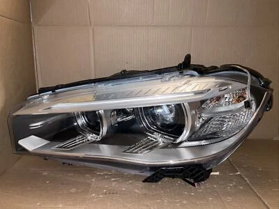 Faro delantero HID sin logotipo para BMW X5 14-18 lado izquierdo del conductor (VER DETALLES Foto 1 de 4