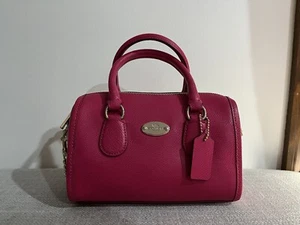 Borsa a tracolla Coach Mini Baby Bennett F34641 IM/Rosa Rubino - Foto 1 di 6