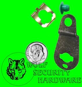 Strattec OEM GM RH or REAR Door Lock Pawl Metal Lever Plastic Rod Retainer Clip - Foto 1 di 2