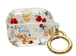 🩷Coach Airpods 3. Generation Case - CG571 Wildflower Floral Print/Clear - Neu mit Etikett - Bild 1 von 5