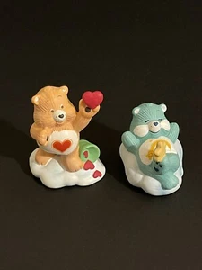 Vintage 2 Piece Ceramic Care Bears American Greetings Designers No Tags - Picture 1 of 12