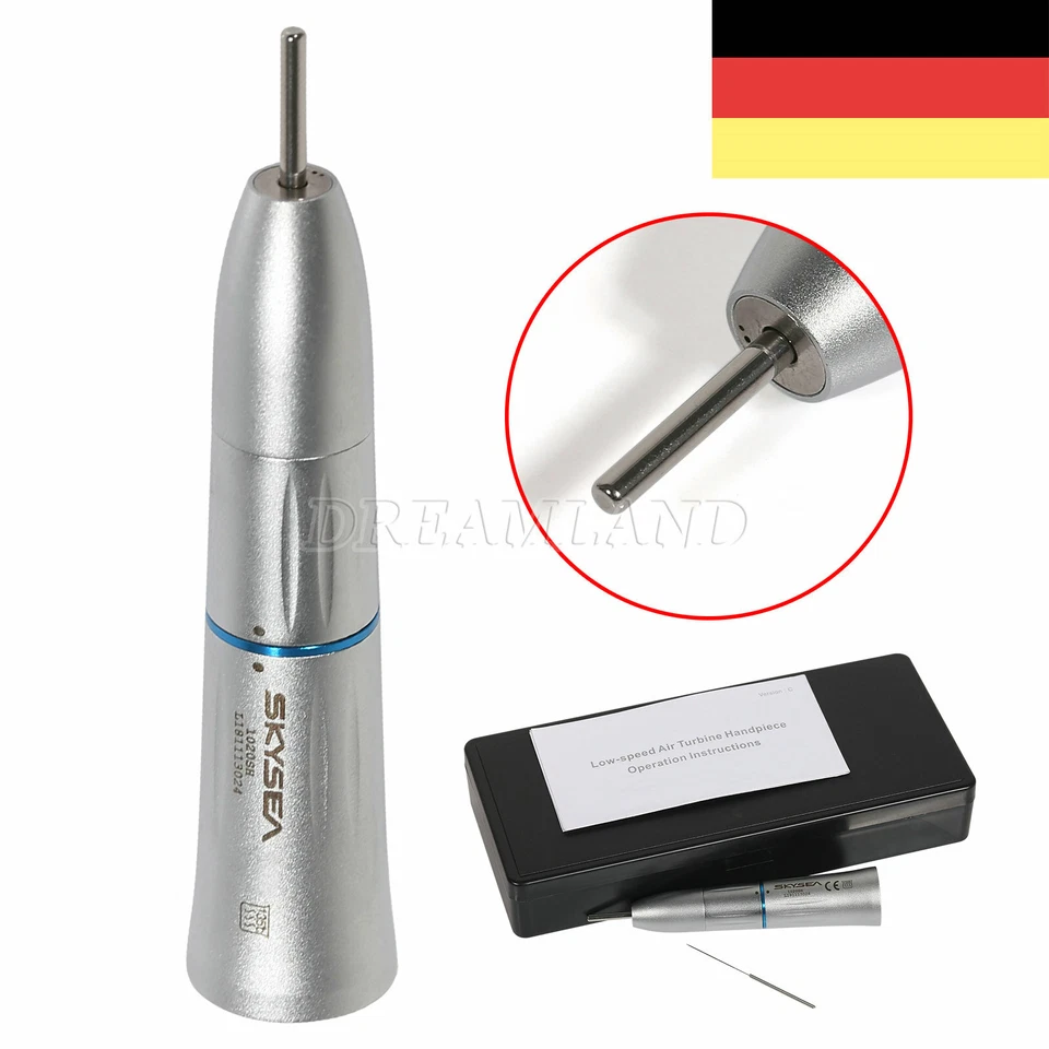 SANDENT Pieza de mano Dental Recta agua-spray interno Low Speed Handpiece KaVo Style EI