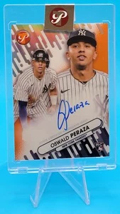 2023 Pristine Oswald Peraza #FFA-OP Encased Fresh Faces Auto Orange - /25 - Foto 1 di 2