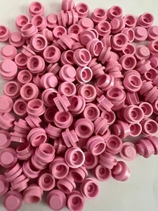 Lego 1x1 Bright Pink Round Plates x200 Dots Stud Piece Bulk Lot - Legos #4073 - Picture 1 of 1