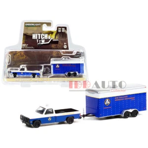 Chevrolet M1008 1987 camioneta y remolque semo azul y blanco 1/64 32220 c - Imagen 1 de 1