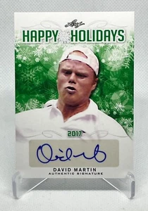 David Martin 2017 Leaf Holiday Auto ( Tennis ) - Picture 1 of 2