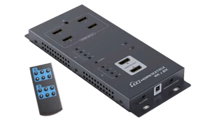 4K 2K HDMI Matrix Switch 4 Input HDMI 2 HDMI Out - Image 1 of 2