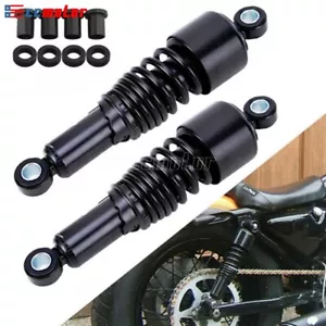 10.5'' Rear Air Shocks Absorber For Harley Sportster XL Road King Glide 1980-17 - Picture 1 of 10