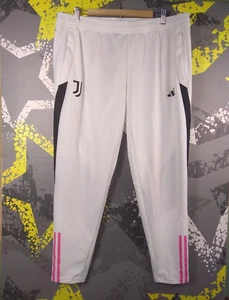 Juventus Training Football Soccer Pants White Adidas Men Size 2XL ig93 - Picture 1 of 9