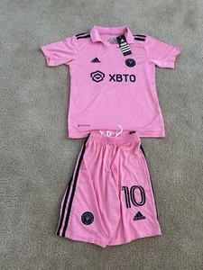 Inter Miami Messi #10 Kids Youth Medium Jersey And Shorts. Brand New With Tags. - Picture 1 of 6