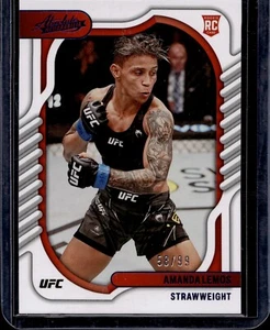 2023 Panini Chronicles Absolute UFC AMANDA LEMOS Blue /99 Rookie RC #121 - Picture 1 of 2