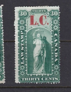 Canada Revenue Stamp Province of Quebec Law Van Dam #QL3 30c Mint Hinged Remnant - Picture 1 of 2