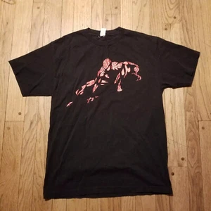 Vintage Marvel Mad Engine Spider-Man T-shirt Black L Y2K Graphic Novel Comic - Picture 1 of 10