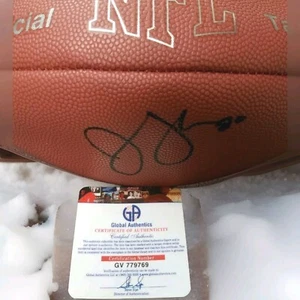 JULIUS THOMAS SIGNED NFL MVP FOOTBALL DENVER BRONCOS JACKSONVILLE JAGUARS  - Picture 1 of 5