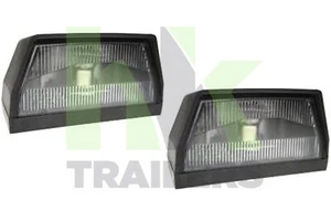 x2 Britax Number Plate Light/ Lamp 12v, Trailer, 867, Universal, Bulb, Maypole - Picture 1 of 2