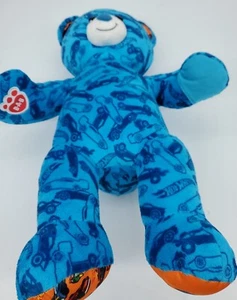 Build A Bear Hot Wheels 50th Anniversary Plush Year Blue Bear Stuffed Toy Animal - Picture 1 of 14