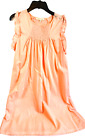 Copper Key Dress L or XL Girls Peach Coral ruffle cap sleeve midi NWT $44