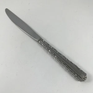 CUCHILLO DE CENA ONEIDA DELUXE "CHERIE" 9-1/8" - INOXIDABLE - PERGAMINOS Y FLORAL - Imagen 1 de 2