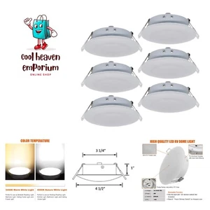 4.5Inch LED RV Puck Light, , Full Aluminum Recessed LED Ceiling Lights, 12V I... - Picture 1 of 10