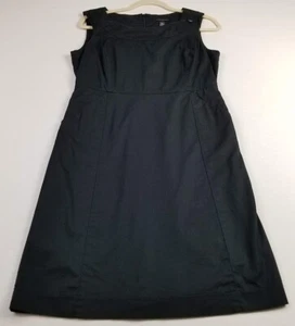 Banana Republic Dress Women's 2 Black Pockets Sleeveless Work Career Stretch - Picture 1 of 11