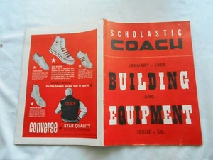 JANUARY 1965 SCHOLASTIC COACH MAGAZINE BUILDING & EQUIP-ADIRONDACK BATS - Picture 1 of 4