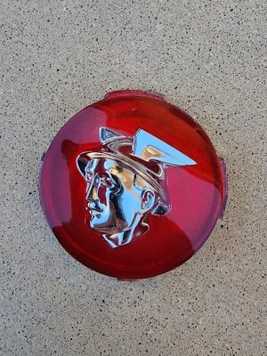 Maletero de coche Mercury 1952 trasero emblema rojo escudo inserto de plástico nuevo o nuevo 52 Merc Foto 1 de 4